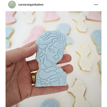 Load image into Gallery viewer, Cookie Cutter &amp; Embosser Stamp - (Frozen) Elsa Supplies Cookie Cutter Store   