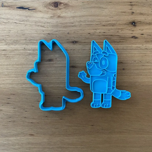 Load image into Gallery viewer, Cookie Cutter &amp; Embosser Stamp - Dog Blue Heeler Big Sister Supplies Cookie Cutter Store   
