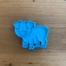 Load image into Gallery viewer, Cookie Cutter &amp; Embosser Stamp - Farmyard Pig Supplies Cookie Cutter Store   