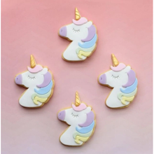 Load image into Gallery viewer, Cookie Cutter &amp; Embosser Stamp - Unicorn Head Complete Set Supplies Cookie Cutter Store   