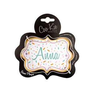 Coo Kie Cookie Cutter - Name Plaque Supplies Coo Kie   