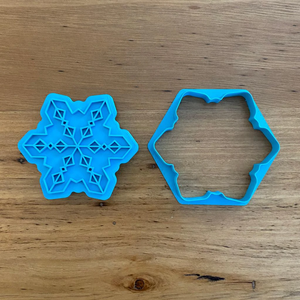 Cookie Cutter & Embosser Stamp - Snowflake Supplies Cookie Cutter Store   