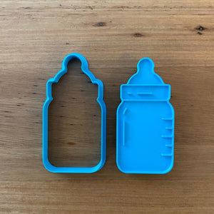 Cookie Cutter & Embosser Stamp - Baby Bottle Style #1 Supplies Cookie Cutter Store   