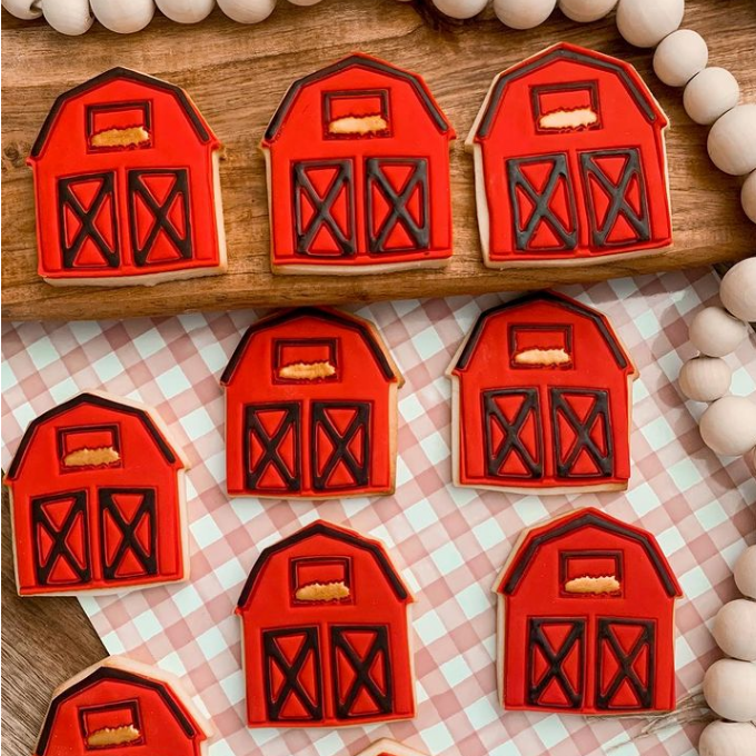 Cookie Cutter & Embosser Stamp - Farmyard Barn Supplies Cookie Cutter Store   
