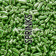 Load image into Gallery viewer, Jimmies Metallic Green 500g Edibles SPRINKS   