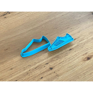 Cookie Cutter & Embosser Stamp - Shoe Running Training With Three Stripes Style #2 Supplies Cookie Cutter Store   