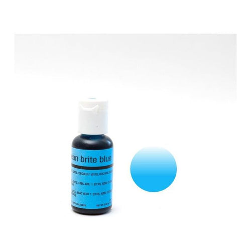 Airbrush Colour Neon Blue .64oz Supplies Chefmaster   