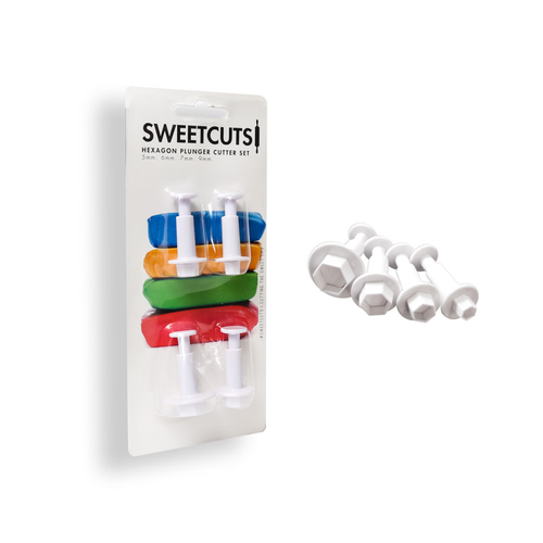 Plunger Cutter - Hexagons Supplies Sweetcuts   