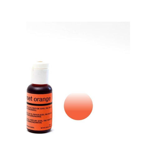 Airbrush Colour Sunset Orange .64oz Supplies Chefmaster   
