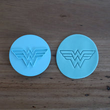 Load image into Gallery viewer, Embosser Stamp - Superhero (Wonder Woman) Logo Supplies Cookie Cutter Store   