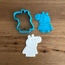 Load image into Gallery viewer, Cookie Cutter &amp; Embosser Stamp - (Peppa Pig) Peppa Supplies Cookie Cutter Store   