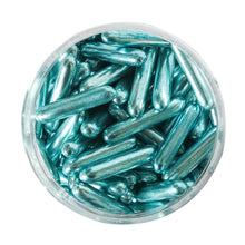 Load image into Gallery viewer, Rods Metallic Aqua 75g Edibles SPRINKS   