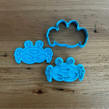 Load image into Gallery viewer, Cookie Cutter &amp; Embosser Stamp - Ocean Crab Supplies Cookie Cutter Store   