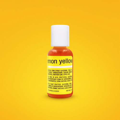 Liqua-Gel Lemon Yellow 20ml Edibles Chefmaster   
