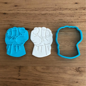 Cookie Cutter & Embosser Stamp - Superhero Hulk Supplies Cookie Cutter Store   