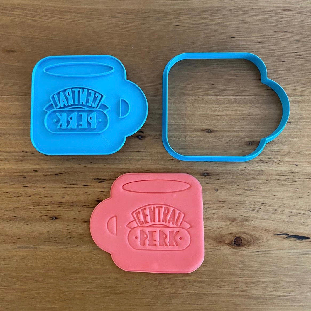 Cookie Cutter & Embosser Stamp - Friends Central Perk Mug Supplies Cookie Cutter Store   