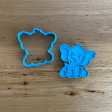 Load image into Gallery viewer, Cookie Cutter &amp; Embosser Stamp - Elephant Baby Supplies Cookie Cutter Store   