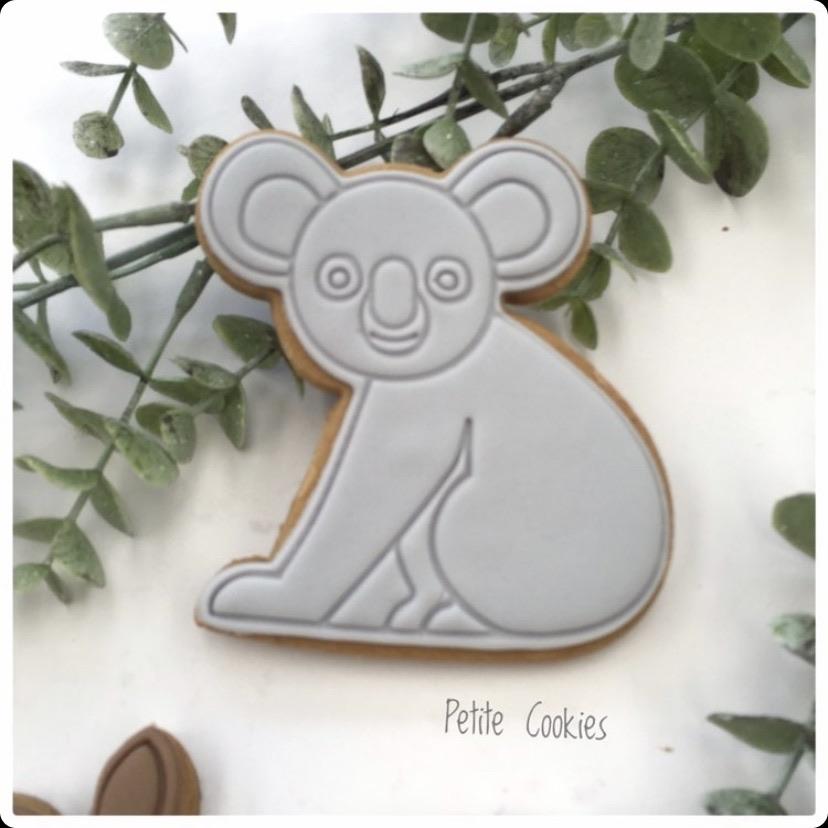 Cookie Cutter & Embosser Stamp - Australian Animal Koala Supplies Cookie Cutter Store   