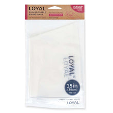 Load image into Gallery viewer, Piping Bags Clear Degradable 15&quot; 10pk Cake Decorating Supplies Loyal   