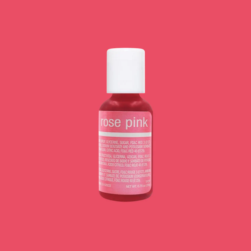 Liqua-Gel Rose Pink 20ml Edibles Chefmaster   