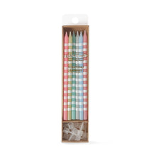 Load image into Gallery viewer, Striped Candles 12cm Tall 12pk Pastel Decorations Cake &amp; Candle   