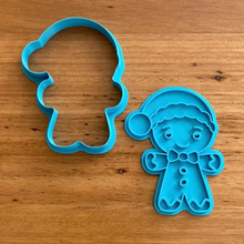 Load image into Gallery viewer, Cookie Cutter &amp; Embosser Stamp - Christmas Gingerbread Man Supplies Cookie Cutter Store   