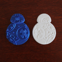 Load image into Gallery viewer, Cookie Cutter &amp; Embosser Stamp - Space Theme Droid Supplies Cookie Cutter Store   