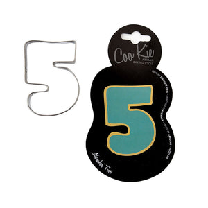 Cookie Cutter Numbers Cartoon Style 0-9 Supplies Coo Kie 5  