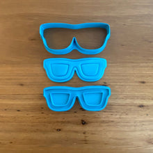 Load image into Gallery viewer, Cookie Cutter &amp; Embosser Stamp - Sunglasses Wayfarer Supplies Cookie Cutter Store   