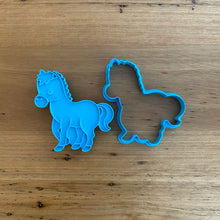 Load image into Gallery viewer, Cookie Cutter &amp; Embosser Stamp - Farmyard Horse Supplies Cookie Cutter Store   