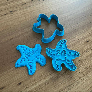 Cookie Cutter & Embosser Stamp - Ocean Starfish Supplies Cookie Cutter Store   