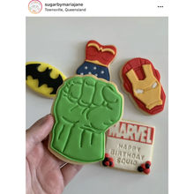 Load image into Gallery viewer, Cookie Cutter &amp; Embosser Stamp - Superhero Hulk Supplies Cookie Cutter Store   