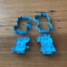 Load image into Gallery viewer, Cookie Cutter &amp; Embosser Stamp - (Peppa Pig) George Supplies Cookie Cutter Store   