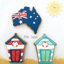 Load image into Gallery viewer, Cookie Cutter &amp; Embosser Stamp - Australian Beach Box/House Supplies Cookie Cutter Store   