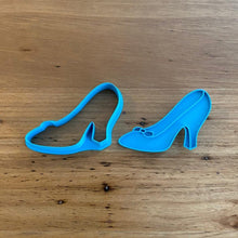 Load image into Gallery viewer, Cookie Cutter &amp; Embosser Stamp - Shoe Princess High Heel Slipper Supplies Cookie Cutter Store   